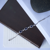Silver Blue Sapphire Bracelet