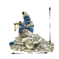 Silver Plated Radha Krishan