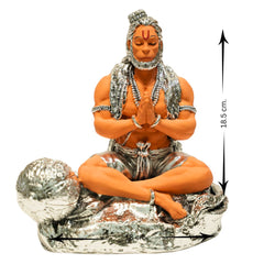 Silver plated Hanumanji