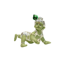 Silver plated laddu gopal