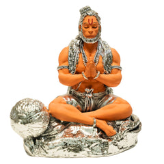 Silver plated Hanumanji