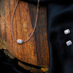 Silver Necklace Jewellery NI19