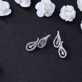 Silver Pear Shape Earring