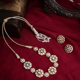 Chandni Silver Polki Necklace