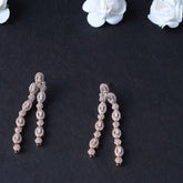 Silver Tow Layer Earring