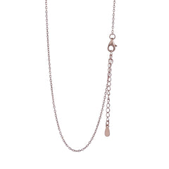 Silver Peace Sign Chain Pendant