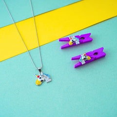Multi Clour Kids Pendant Set