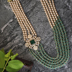 Zaynaara Silver Polki Neckalce