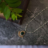 Avarita Silver Polki Necklace