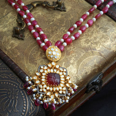 Meher sterling silver Polki Necklaces
