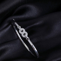 Silver infinity bracelet