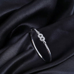 Silver infinity bracelet