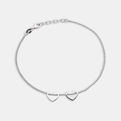Silver Heart Anklet - silvermark