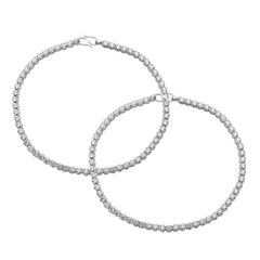 Sparkling Solitaire Anklet - silvermark