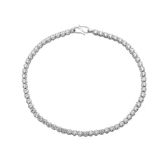 Sparkling Solitaire Anklet - silvermark