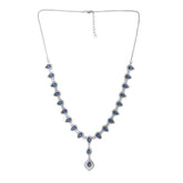 Swarvoski Blue Stone Necklace - silvermark