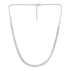 Swarvoski Classic Single Line Necklace - silvermark