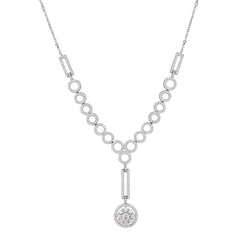 Swarvoski Sparkling Treasure Fairytale Drop Necklace - silvermark