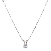 Classic Silver Zircon Pendant - silvermark