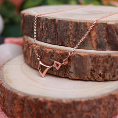 Bright Layered Golden Triangle Necklace - silvermark