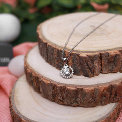 Silver Zircon Sunshine Pendant - silvermark