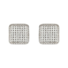 Round Crystal Stud Earring