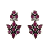 Starlight Oxidized Sterling Silver Earrings