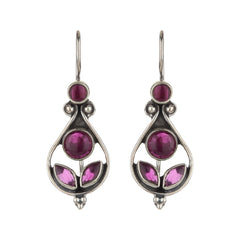 Silvermark - Boho Oxidized Silver Earrings