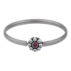 Silvermark - Antique Oxidized Silver Kada