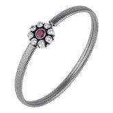 Silvermark - Antique Oxidized Silver Kada