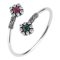 Traditional Oxidized Silver Kada