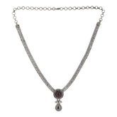 Silvermark -Antique Silver Chain Necklace