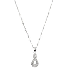 Dazzling Italian Infinity Stone Pendant - silvermark