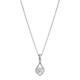 Silver Zircon Rain-Drop Pendant - silvermark