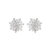 Blooming Deliah Crystal Earring - silvermark