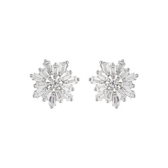 Blooming Deliah Crystal Earring - silvermark