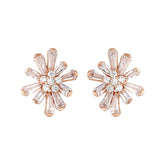 Rose Gold Ice Bar Studs - silvermark