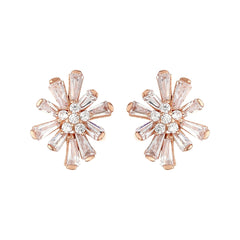 Rose Gold Ice Bar Studs - silvermark