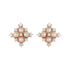 Designer Pearl Studs - silvermark