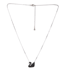Womens Iconic Swan Crystal Pendant - silvermark