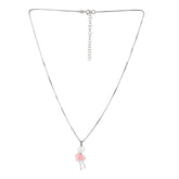 Sterling Silver Ballerina Dancer Pendant - silvermark