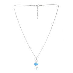 Sterling Silver Ballerina Dancer Pendant - silvermark