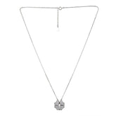 Sterling Silver Four Heart Foldable Necklace - silvermark