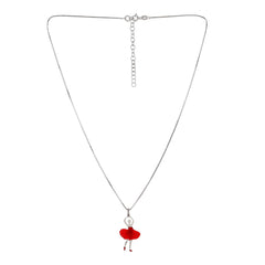 Sterling Silver Ballerina Dancer Pendant - silvermark