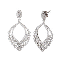 Peacock Vintage Hoops Earrings - silvermark