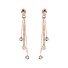 Silver Bling Drop Earrings - silvermark