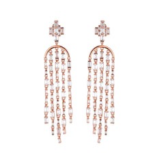 Waterfall Love Dangler Earrings - silvermark