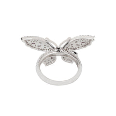 Sparkling Butterfly Ring - silvermark