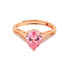 Pear Cut Stone Shaped Ring - silvermark