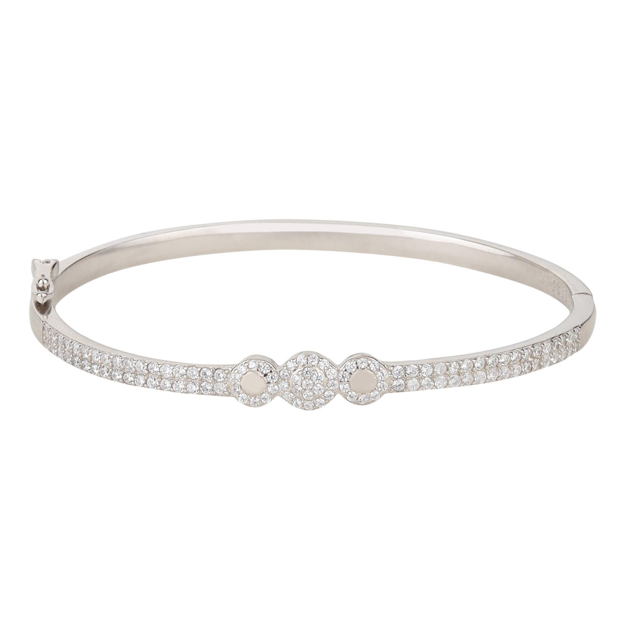 Stone Sterling Silver Bracelet - silvermark